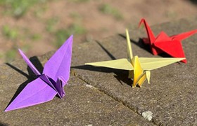 Wir setzen ein Zeichen - 1000 Kraniche für den Frieden